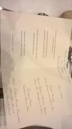 Une soirée au domaine de chevalier